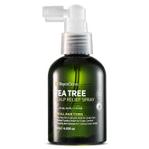 Roycederm Tea Tree Scalp Relief Spray bottle provides soothing cooling relief and hydration.