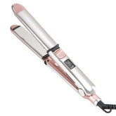 Rozamor flat iron pink closed for travel-ready storage and quick styling.