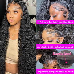 Rozilo Aomllute pre-plucked baby hair lace-front wig for easy styling.