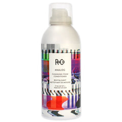 R+Co ANALOG bottle pour shows weightless conditioning and frizz control