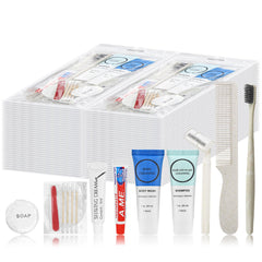 RSQAZQ Toiletry kits bulk 40-pack ready for hotels and charities