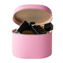 RSRSLEII travel cosmetic bag inside divider view shows customizable compartments