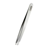 Rubis Switzerland slanted-tip tweezer in silver for precise grooming