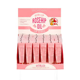 Ruby Kisses Broadway Vita-Lip Gloss rosehip oil closeup highlights hydrating shine