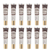 Ruby Kisses Broadway Vita-Lip Clear Gloss pack shot highlights a twelve-pack for all-day hydration