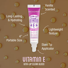 Ruby Kisses Broadway Vita-Lip tube closeup highlights smooth texture.
