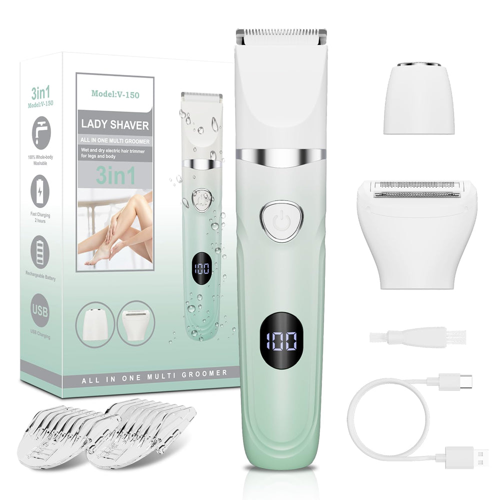 RUIBO bikini trimmer front view for precise shaping and easy handling