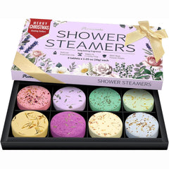 RUSEMLE shower steamer gift box with eight fragrances for a spa-like shower