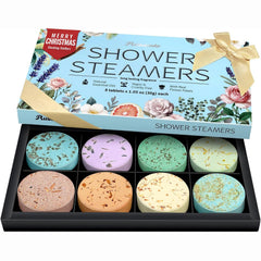 RUSEMLE gift box with eight shower steamers for home spa rituals