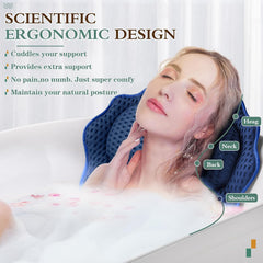 RUVINCE 4D air mesh technology delivers quick-dry breathability for tub use