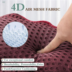 RUVINCE bath pillow back and shoulder padding offers full upper-body comfort.