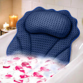 RUVINCE bath pillow ergonomic headrest provides comfortable neck support during soaks