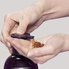 Ryo Hair Strength Expert Care Shampoo ingredients illustration emphasizes nourishing components for dryness.