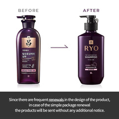 Ryo Hair Strength Expert Care Shampoo pump-dispense enables easy application and steady lather.
