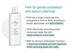 S.NATURE Aqua Oasis Toner cotton pad use shows gentle cleansing without stripping skin.