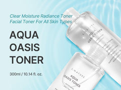 S.NATURE Aqua Oasis Toner pump-dispense showcases easy application and soothing routine.