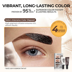 SACE LADY Color base delivers rich, natural brow shade