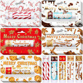 Sacubee Christmas lip balm packaging shows a bulk gift set for holiday gifting