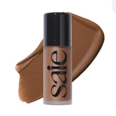 Saie Dew Bronze doe-foot applicator for precise sun-kissed definition.