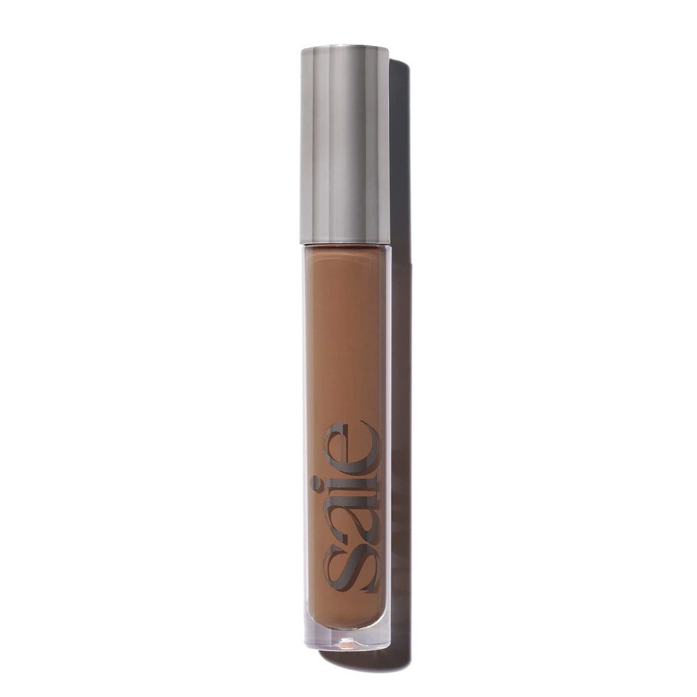 Saie front packaging of Hydrabeam Shade 8 showing compact tube and label, bright finish