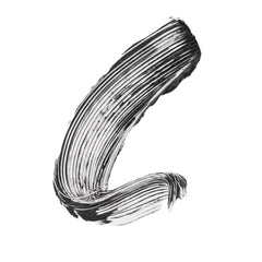 Saie Mini Mascara 101 closeup lash detail showing lengthening effect.