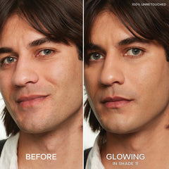 Saie Slip Tint cream texture close-up illustrating blendable hydrating finish