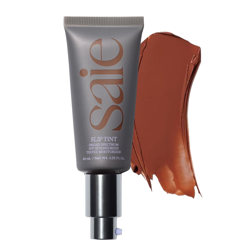 Saie Slip Tint front packaging showing shade and SPF for easy selection