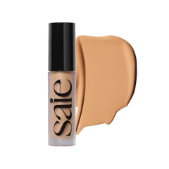 Saie Slip Tint front packaging showing compact concealer and shade for natural coverage