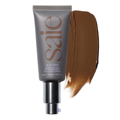 Saie Slip Tint front packaging showing sleek bottle and shade Ten for easy identification