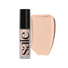 Saie front packaging displaying shade 3 and compact design benefit