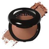 Saie Slip Tint translucent 5 compact front view showing sleek design and portability