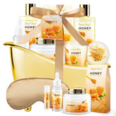 Saint Roy luxury bath gift set display for at-home spa