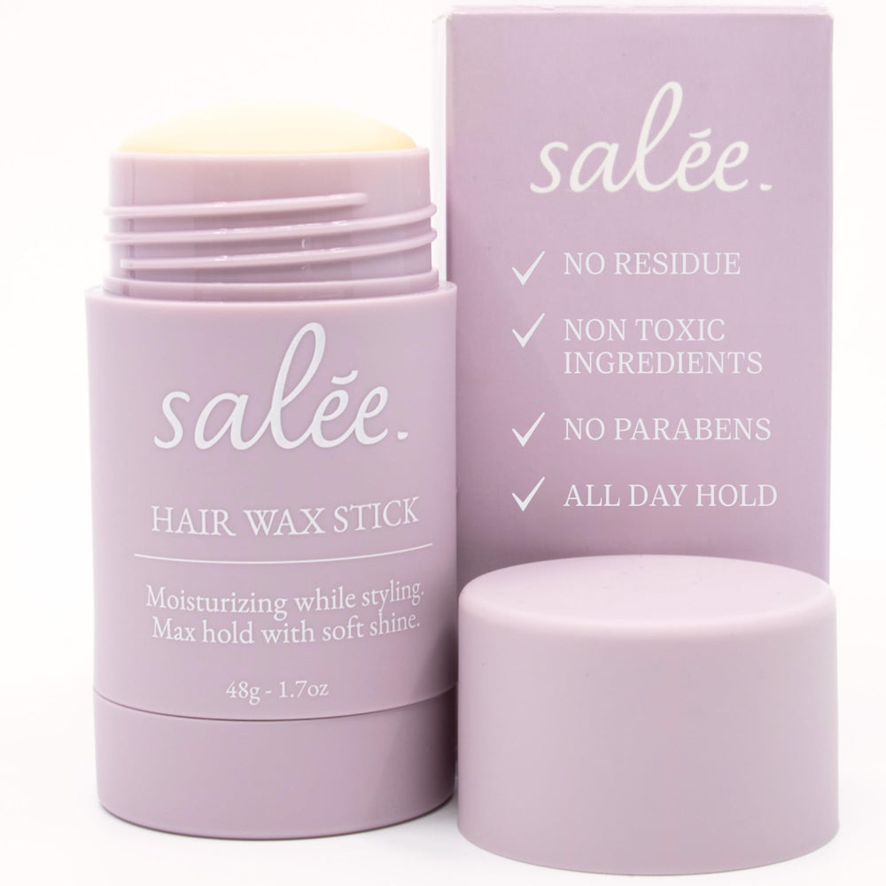 SALEE Hair Wax Stick creates a slick-back ponytail with pristine hold