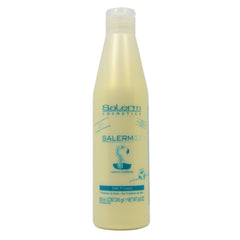 Salerm 21 Leave-In Conditioner bottle delivers moisture for smooth, frizz-free styling.