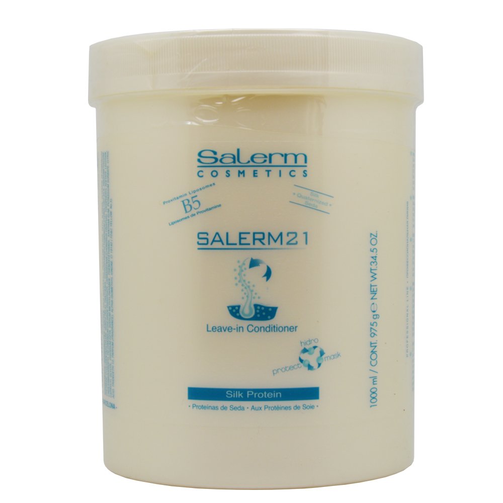 Salerm 21 Leave-In Conditioner large tub for shine, protection, and revitalized hair