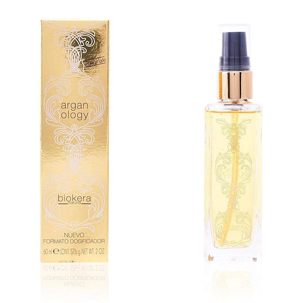 SALERM Arganology serum bottle shows nourishing shine for dry hair