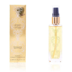 SALERM Arganology serum bottle shows nourishing shine for dry hair