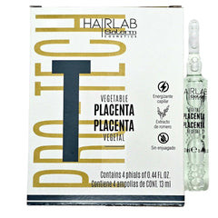 Salerm Vegetable Placenta Restructurer bottle showing product for stronger roots and shine.