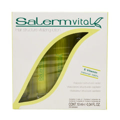 SALERM Vital Capillary ampoules pack showing five 10ml vials for color protection