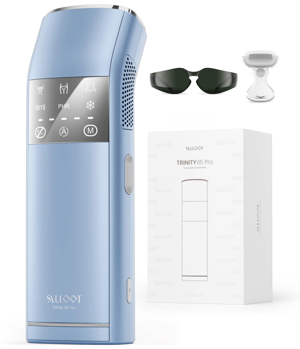 SALLOOT IPL dual lights deliver fast at-home results with 100W power