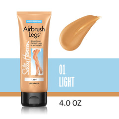 Sally Hansen Airbrush Legs swatches on skin demonstrating even coverage