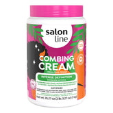 Salon Line intense-definition bottle front promotes hydration and curl definition.