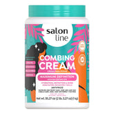 Salon Line Maximum Definition Hair Cream bottle shows curl control and shine