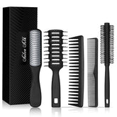SalonSilk hairbrush vented-back speeds airflow for faster drying and smoother styling.