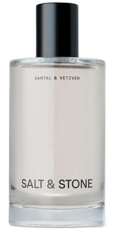 Salt & Stone Body Mist Santal Vetiver bottle – warm woody scent for everyday refreshment
