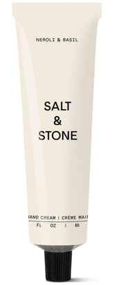 Salt & Stone Neroli Basil hand cream closeup showing fast-absorbing hydration.