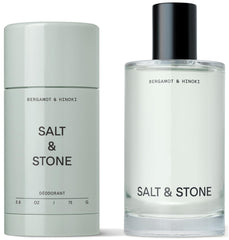 Salt & Stone Signature Scent Duo Pack: all-day confidence with aluminum-free protection and hydrating mist.