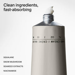 Salt & Stone Hand Cream Santal & Vetiver woodsy scent evokes a cozy fragrance.