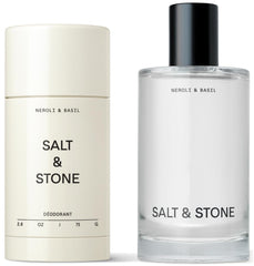 Salt & Stone Signature Scent Duo Set box front for long-lasting freshness