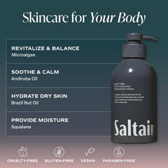 Saltair Black Tide lather close-up reveals rich foam and pampering feel